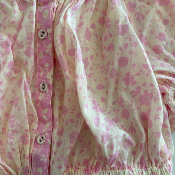 Sunday Saint Tropez Floral Off-Shoulder Blouse and Mini Skirt set— XS - Picture 4 of 7